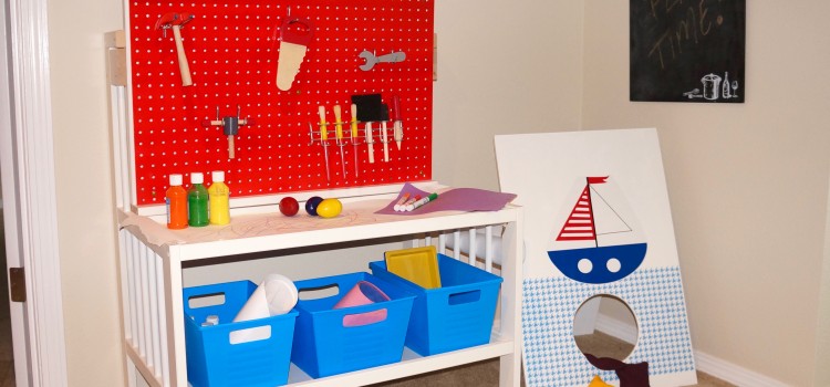 Parents Magazine Blogger Challenge: Changing Table to Craft Bench