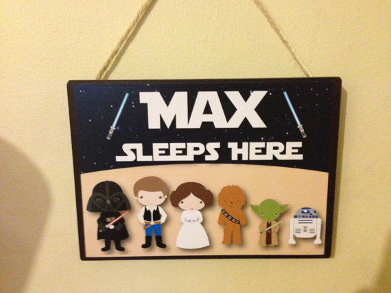 Star Wars Personalised Bedroom Sign