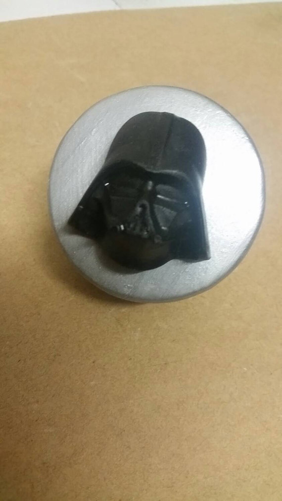 STARWARS Darth Vader  DRAWER KNOBS. Great for Starwars themed bedrooms.
